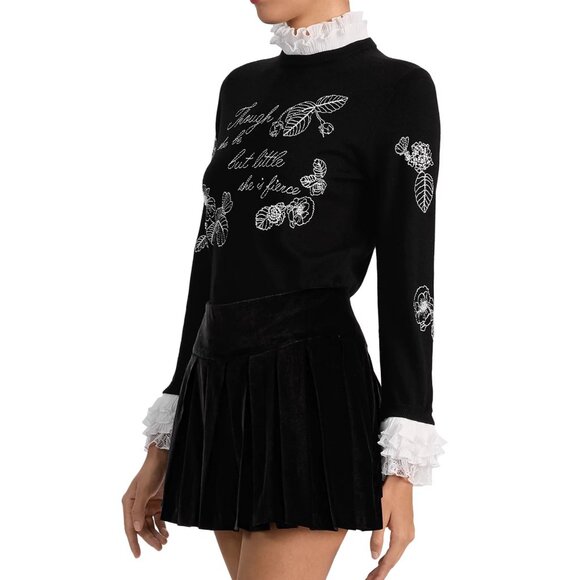Alice and Olivia Carolann Floral Sweater - Picture 5 of 5